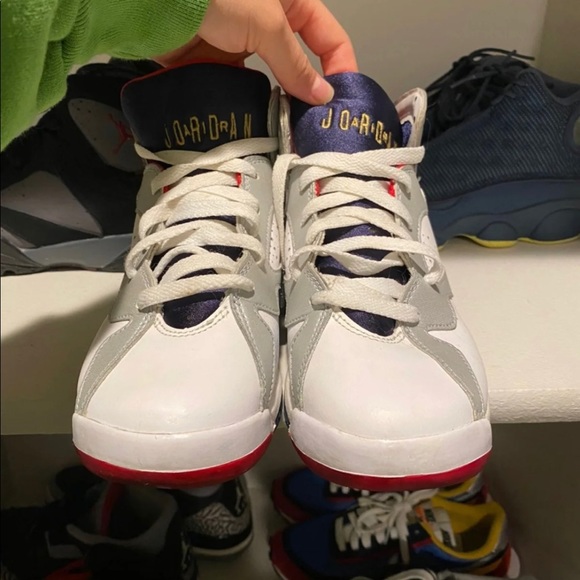 AIR JORDAN 7 RETRO "OLYMPIC 2012 RELEASE - Picture 4 of 5